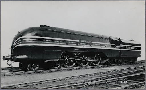 LMS 7P Princess Coronation no. 6223 Princess Alice, in original streamline form